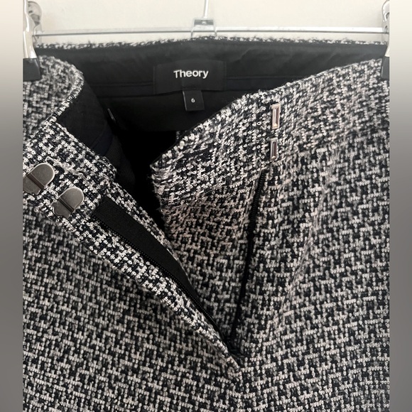 theory herringbone trousers - Picture 3 of 4